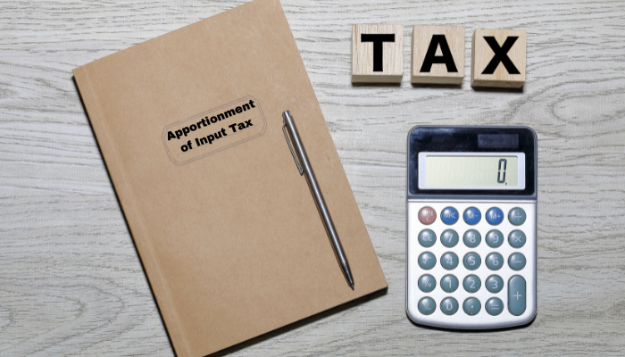 Apportionment of Input Tax