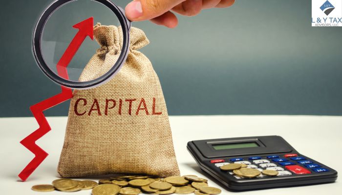 How are capital gains taxed in an irrevocable trust