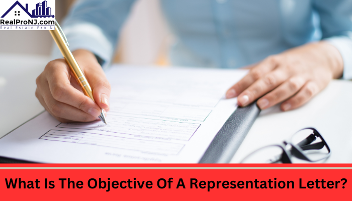 What Is The Objective Of A Representation Letter?