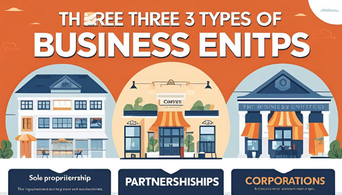 What are the 3 Types of Business Entities