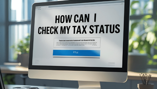 How Can I Check My Tax Status