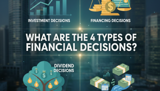 What are the 4 Types of Financial Decisions