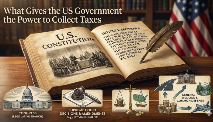 What Gives the US Government the Power to Collect Taxes